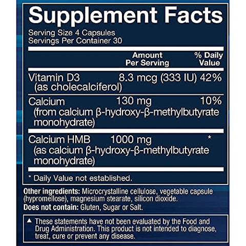 BODYTECH - BodyTech HMB Vitamina D3 – Suporte para Crescimento Muscular e Força (120 Cápsulas Vegetais)