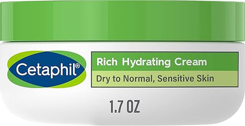 Creme Hidratante Noturno Rico para o Rosto, com Ácido Hialurônico, 50ml, Hidratante para Pele Seca a Muito Seca, Sem Fragrância Adicionada (Embalagem Pode Variar) - Cetaphil