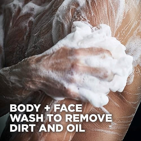 DOVE MEN + CARE - DOVE MEN CARE Body Wash Carvão Argila 4 Unidades Para Cuidados da Pele Masculina Limpa Efetivamente as Bactérias Enquanto Nutre Sua Pele, 532 ml