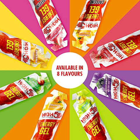 HIGH5 - High 5 Energy Gel – 20 Sachês de 38g – Sabor Laranja Suculenta – Marca High 5