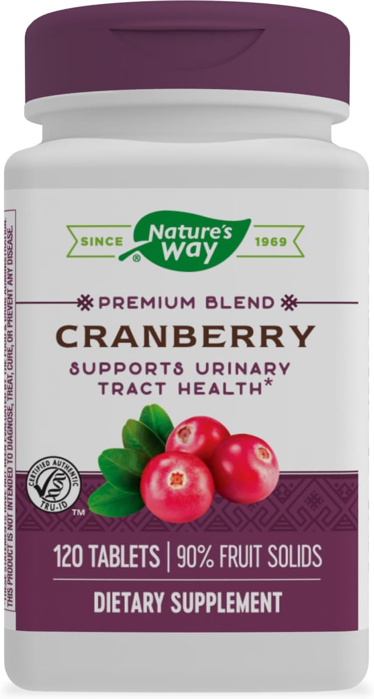 Nature's Way - Nature’s Way Premium Blend Cranberry 90% Frutas Sólidas 120 Unidades – Compre Agora!