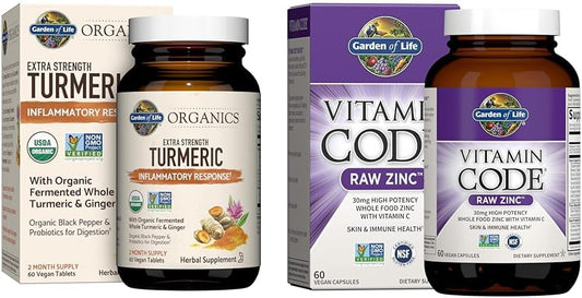 Curcumin 100mg – 60 Tablets | Resposta Inflamatória | Turmeric | 100g - Garden of Life
