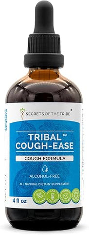 Secrets of the Tribe - Segredos da Tribo – Cough-Ease Tribal, Fórmula para Tosse, Extrato Líquido sem Álcool de Ervas (120 ml)