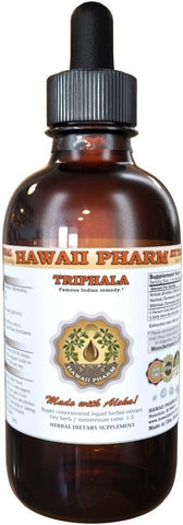 Hawaii Pharm - HawaiiPharm Extrato Líquido Triphala, Mistura Orgânica de Triphala em Tintura 120 ml