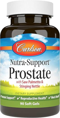 Nutra-Support Próstata com Saw Palmetto | Suporte Nutricional para a Próstata | 60 Cápsulas - Carlson