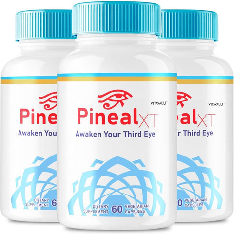 Vitavault - Pineal X T – Cápsulas de Suplemento Nootrópico para Desintoxicação da Pineal (3 Pacotes) – Suporte Avançado à Mente