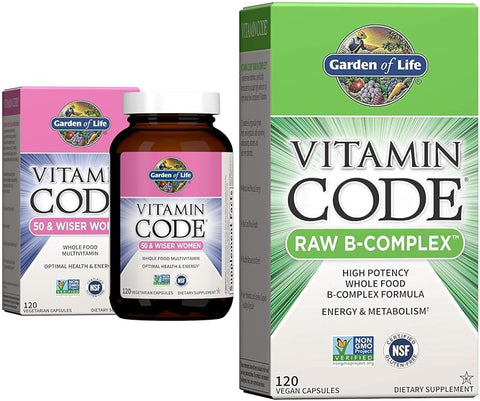 Multivitamínico para Mulheres – Vitamin Code 50 | Fórmula Completa | 60 Cápsulas - Garden of Life