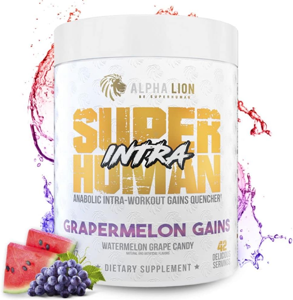 Superhuman Pó Intra Treino para Homens – Fórmula Potente e Energizante - ALPHA LION