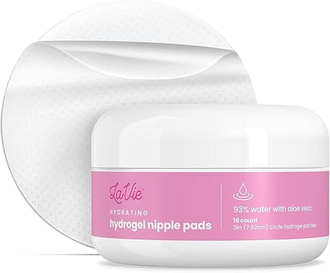 LaVie - Almofadas Geladas Calmantes para Mamilos Sensíveis, Alívio Instantâneo e Refrescante, Livre de BPA, Hidrogel para Amamentação, Infundido com Aloe Vera, 16 Unidades