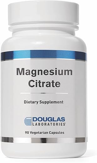 Magnesium Citrate – 150 mg – Para Função Cardíaca, Saúde Óssea – 150 g - Douglas Laboratories
