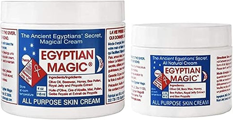 Egyptian Magic - Creme Egípcio Mágico para Pele | Cura Natural para Pele, Cabelo, Anti-Envelhecimento, Estrias, Celulite, Irritações e mais | Ingredientes 100% Naturais | Pacote de 180ml (120g)