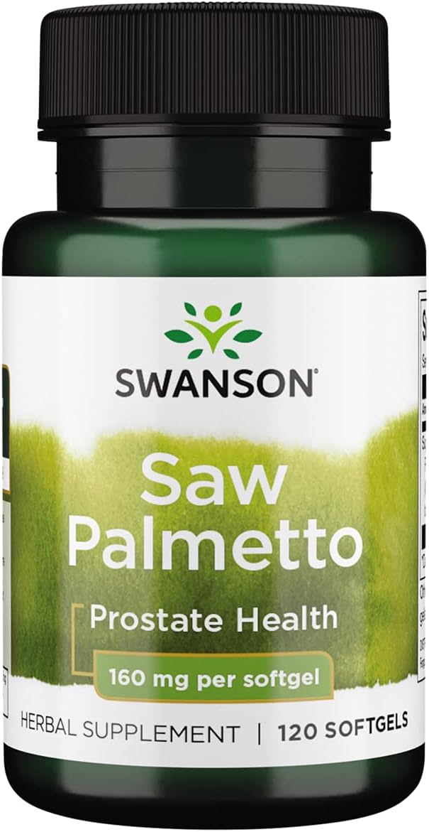 Saw Palmetto – Suporte Hormonal e Saúde da Próstata para Homens – 160mg 120 Cápsulas - Swanson
