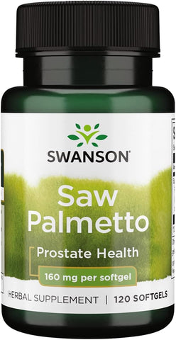 Saw Palmetto – Suporte Hormonal e Saúde da Próstata para Homens – 160mg 120 Cápsulas - Swanson