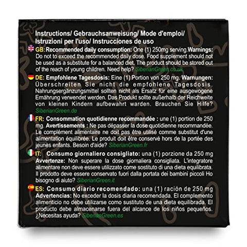 Siberian Green - Resina de Shilajit Altai “Montanhas Douradas” Siberianas Autênticas Pura 100g – Colher de Medição – Qualidade