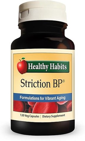 Healthy Habits - StrictionBP – Frasco de 120 Cápsulas Vegetais para Hábitos Saudáveis