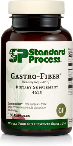 Standard Process Inc. - Standard Process Gastro-Fiber – Saúde Digestiva com Raiz de Collinsonia, Pectina de Maçã e Semente de Funcho – 150 Cápsulas