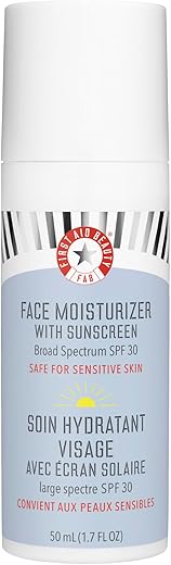 Ultra Repair Face Moisturizer com Protetor Solar, FPS 30 – Hidratação Diária 2 em 1 – 50 ml - First Aid Beauty