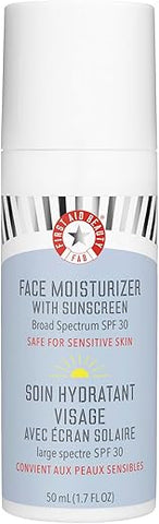 Ultra Repair Face Moisturizer com Protetor Solar, FPS 30 – Hidratação Diária 2 em 1 – 50 ml - First Aid Beauty
