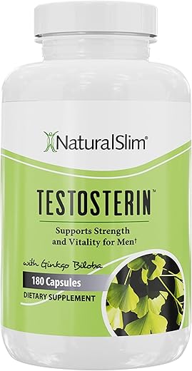 Testosterin – Multivitamínicos Masculinos para Aumento de Testosterona – Suplemento com Vitamina B3, Zinco e Mistura Exclusiva - NaturalSlim