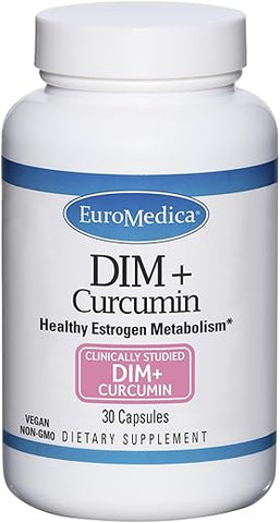 DIM Curcumin – 30 Cápsulas – Metabolismo Saudável de Estrogênio – Estudo Clínico BR-DIM, Curcumin - Euromedica