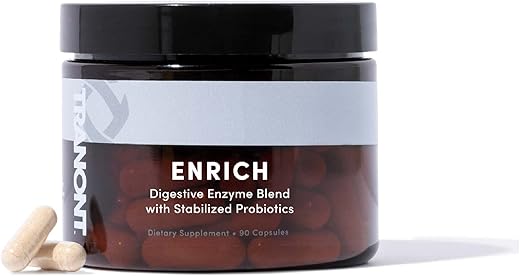 Enrich Enzimas Digestivas – Melhore sua digestão naturalmente | 60 cápsulas - Tranont