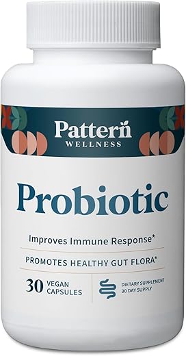 Probiótico – 51 Bilhões UFC – Promove Flora Intestinal Saudável – Mantém Equilíbrio Digestivo – 60 Cápsulas - Pattern Wellness