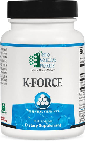 K-Force Cápsulas, 60 Unidades – Fórmula Potente para Saúde Óssea e Muscular - Ortho Molecular Products