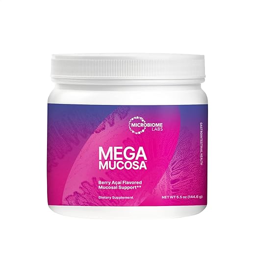 MegaMucosa – Pó para Revestimento do Intestino – Suplemento para a Saúde Intestinal - Microbiome Labs
