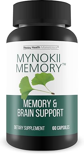Happy Health Marketplace - Mynokii Memory – Suplemento Cerebral Nootrópico – Memória – 60 cápsulas