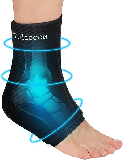 Tolaccea - Envoltório de Gelo Reutilizável para Tornozelo e Pé, Gel de Gelo para Lesões Quentes – Marca: Ankle Foot Wrap