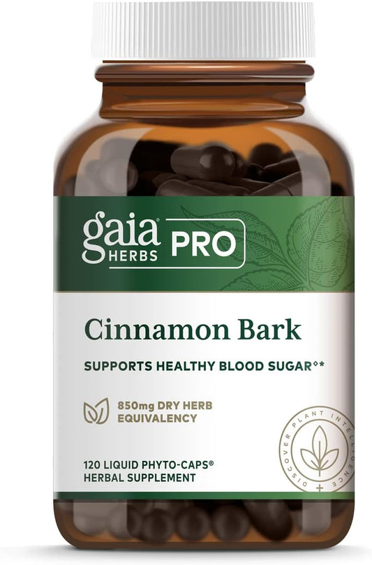 Gaia Herbs - Gaia PRO Casca de Canela – Potencialize sua Saúde com o Poder da Natureza