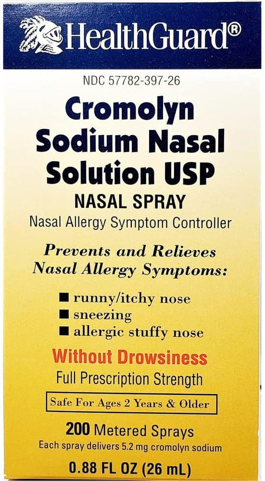 Cromolyn - Solução Nasal de Sódio 26mL *Pack com 2 Frascos