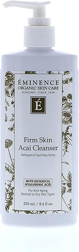 ÉMINENCE - Eminence Organic Skincare – Limpeza Facial Firm Skin Açaí com Ácido Hialurônico, 250ml