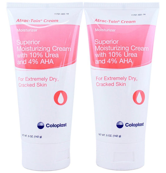 Coloplast - Creme Hidratante Atrac-Tain para Mãos e Corpo sem Fragrância 150g – Tubo 2 Unidades