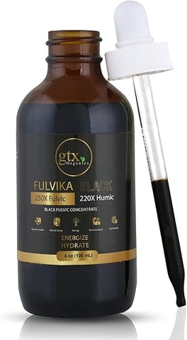 Fulvika - Trace Mineral Drops (400 Porções)(Sem Sabor) – 74 Minerais de Humic – 400ml