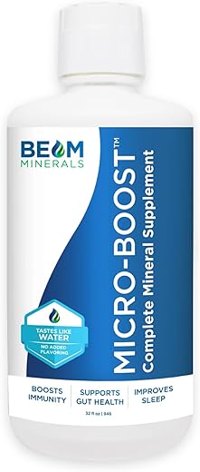 BEAM MINERALS - Micro-Boost: Mistura Mineral de Humato | Suplemento de Multi Minerais à Base de Plantas