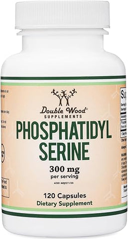 Double Wood Supplements - Suplemento PhosphatidylSerine 300mg por Porção, 120 Cápsulas (Complexo de Phosphatidyl Serine) por Double Wood | Comprar Online