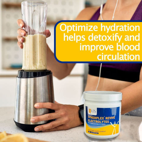 Revive: Pó eletrolítico completo para hidratação, desintoxicação e redução de cãibras – 100g - Synerplex