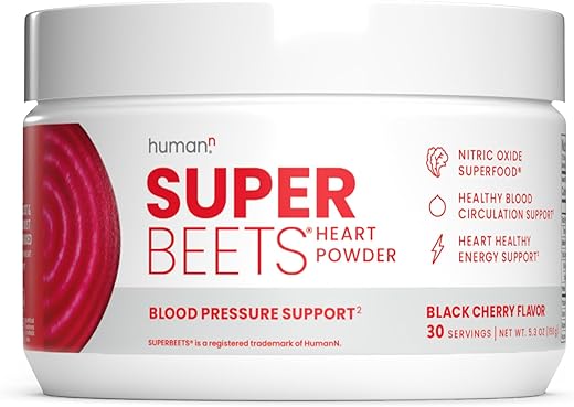 SuperBeets Pó de Beterraba – Suplemento de Óxido Nítrico para Saúde Cardíaca e Circulação - humanN
