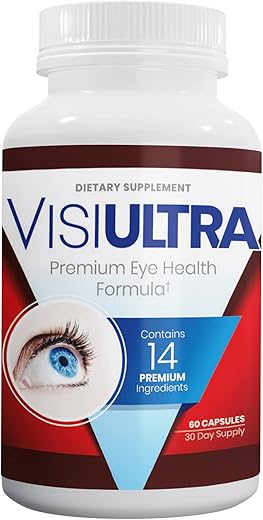 VisiUltra - Suplementos Oculares para Adultos – Cápsulas de Qualidade para a Saúde dos Olhos – Com Vitamina – Marca em Destaque