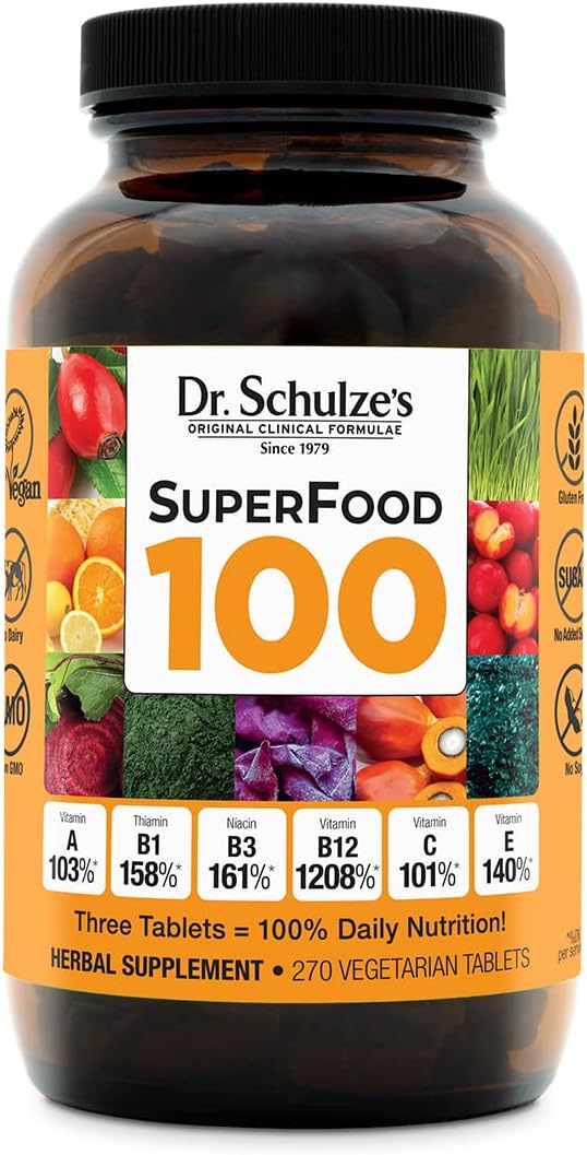 Dr. Schulze's - Dr. Schulze’s | SuperFood 100 | Vitamina | 100g | Energia e Nutrição