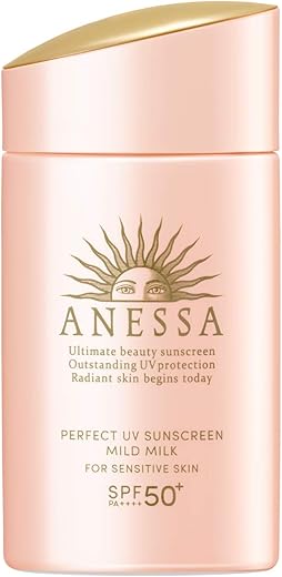 Anessa - ANESSA Perfect UV Sunscreen Mild Milk N SPF50 PA 60ml – Proteção Solar com Fator 50 e Textura Leve