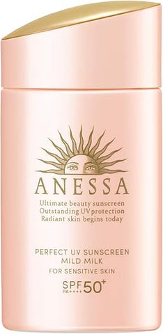 Anessa - ANESSA Perfect UV Sunscreen Mild Milk N SPF50 PA 60ml – Proteção Solar com Fator 50 e Textura Leve