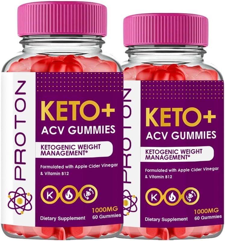 nutradash - (2 Pacotes) Gomas de Proton Keto ACV – Gerenciamento Avançado de Peso – Gomas de Proteína Keto (120 Gomas – Fornecimento de 2 Meses)