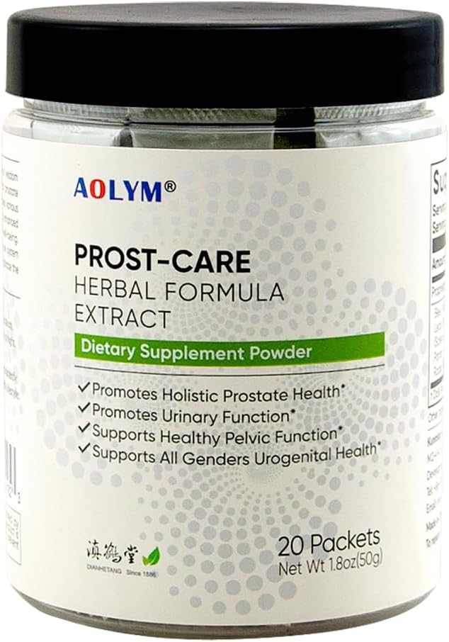 AOLYM - Fórmula Herbal Natural Multi Alvo Prost-Care 4000 mg, Melhora o Fluxo Urinário Saudável, Promove o Bem-estar Pélvico
