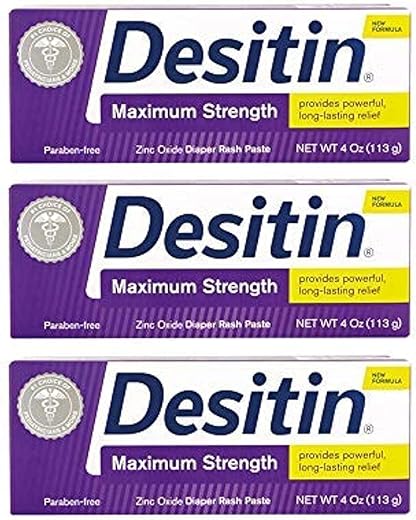 Pasta de Assaduras Máxima Força 113 g (Embalagem com 3 unidades) - Desitin