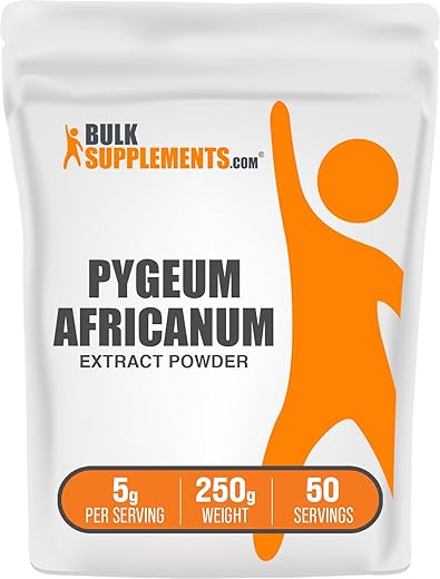 Pygeum Africanum Extract Powder – BulkSupplements.com – 5000mg por Porção – 250g (Pack de 1)