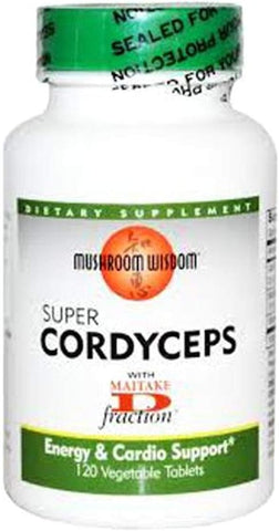 Super Cordyceps Caplets, 120 Unidades – Potencialize sua saúde com este poderoso suplemento de cogumelo - Mushroom Wisdom