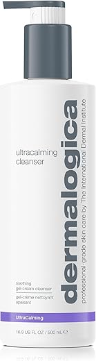 Dermalogica Ultracalming Cleanser – Gel-Creme para Pele Sensível, Limpeza Suave que Acalma e Refresca Vermelhidão e Desconforto – pH Balanceado, Não Espumante, Tipo Gel-Creme