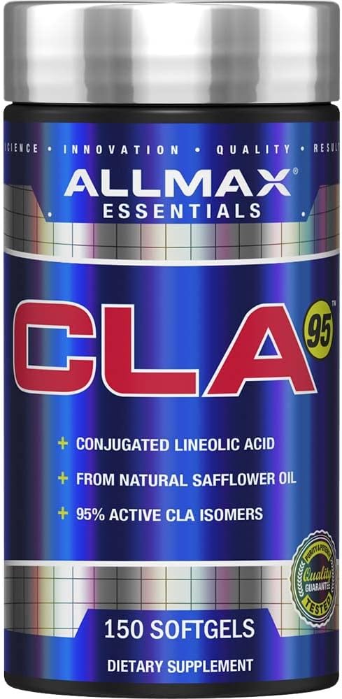 CLA95 – 1.000 mg, 150 Softgels | Ômega 6 para perda de peso e definição muscular - ALLMAX Nutrition
